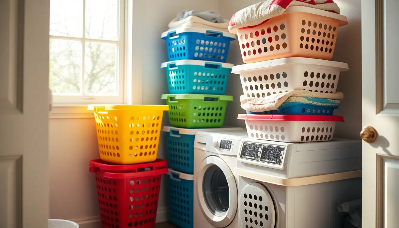 Stacking Laundry Baskets: Transform Your Laundry Day and Maximize Space ...